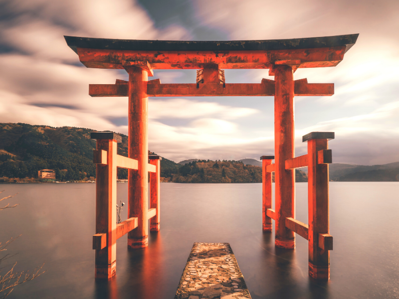 1 - Japon Hakone lac Ashi Tori temple