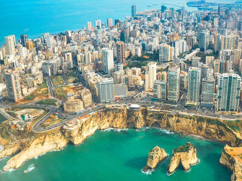 beyrouth vue du ciel